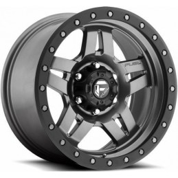 CERCHIO Fuel Anza Wheel | 17x8.5 | 5x5 | Matte Anthracite with Black Ring