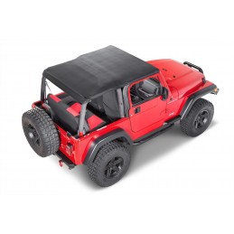 Cappottina Trektop per Wrangler Tj color Black Diamond