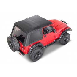 Cappottina Trektop per Wrangler Tj color Black Diamond